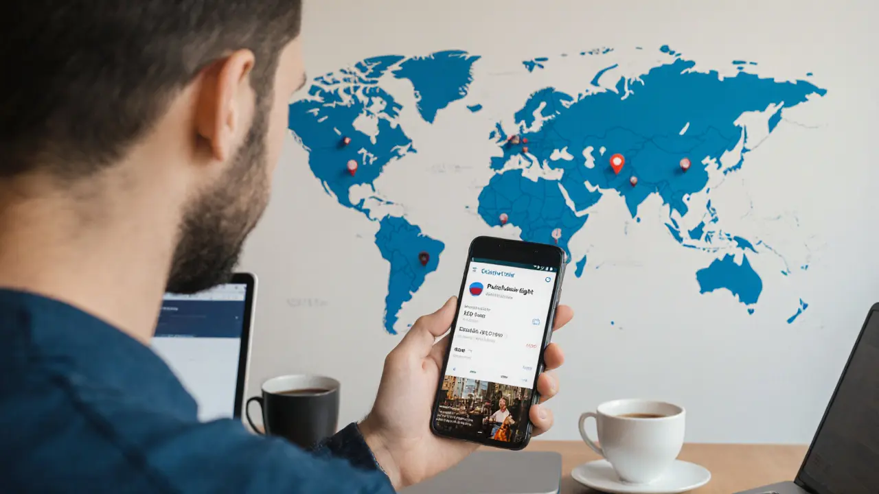 Digital nomad in Lisbon viewing Cultural Dates event notification for Polish folk night in London